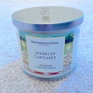 Huntington Home Sparkler Cupcake 3-wick Candle